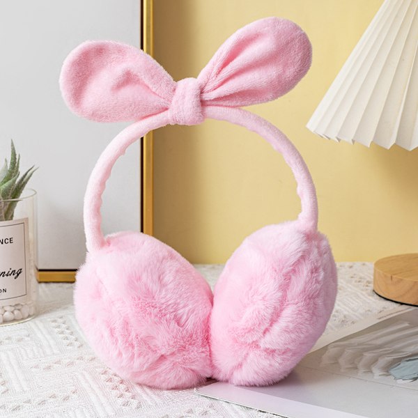 Söpöt pupunkorvat rusetti korvaläpät - Pinkki