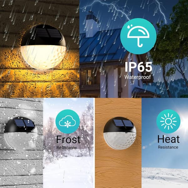 4 kpl LED-lämpölamppusarja ulkoseinävalaisin IP65 Wate