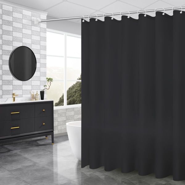 Quick Dry Shower Curtain, Machine Washable Shower Curtain, Water