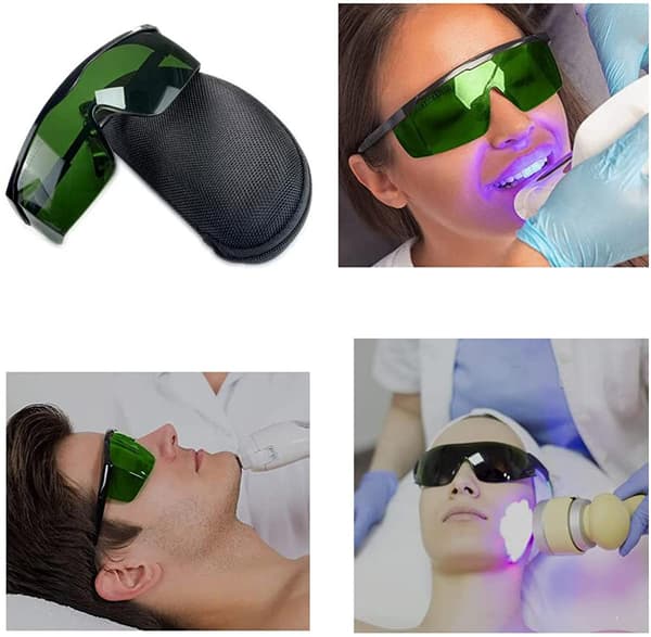 Lasersuojalasit laserkarvanpoistohoitoon ja laseriin