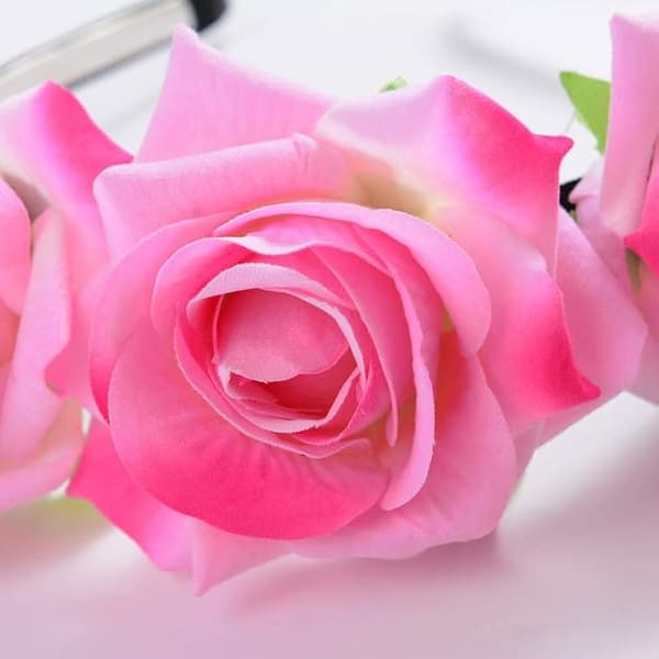 Bryllup Brudepiger Brudepiger Brud Blomster Rose Tiara til Børn a