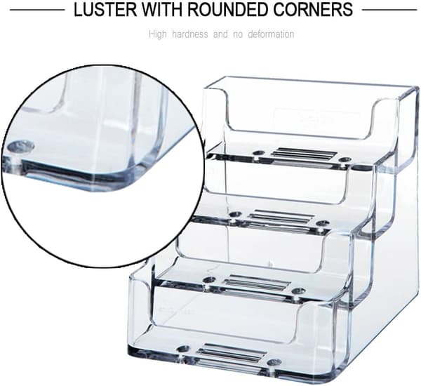 Visitkortdisplaystand, 2 stk. Akryl visitkortstand,