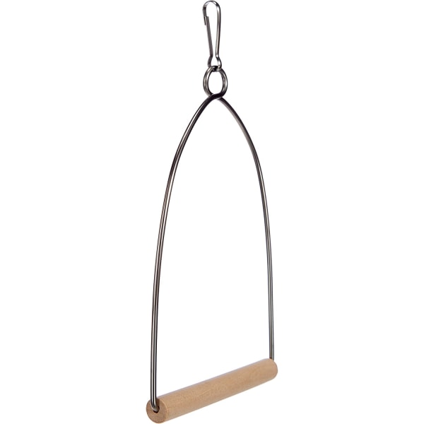 Metal and Wood Swing - Fugleleker 12 cm Parrot Treningsleker supp