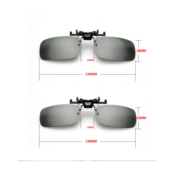 2 st (stora och små) polariserade solglasögon Anti-glare UV400 Ey