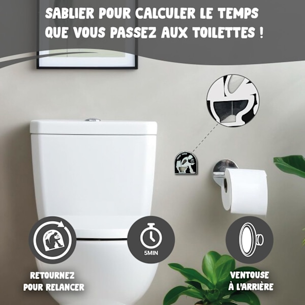 Toalett Timer | Rolig Toalett Sandtimer | 5 Minuters Timer