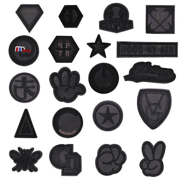 20 stk. stryge-på-patches, badge broderet stof stryge-på eller sy A