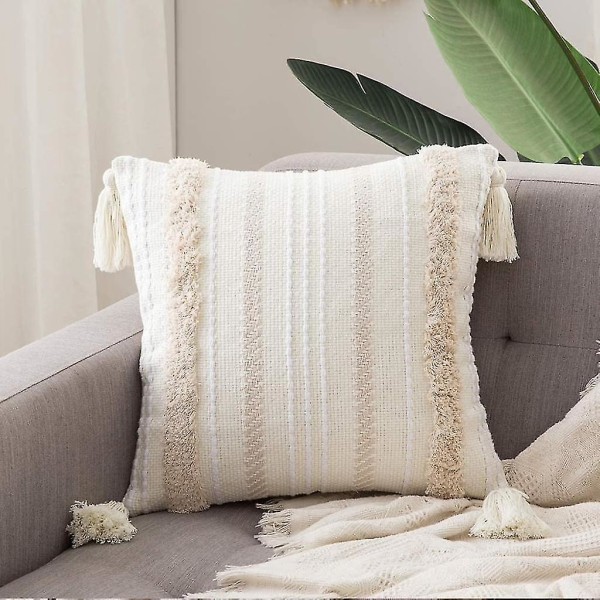 Decorative Cushion Cover Cotton Throw Pillow Super Soft Cushion