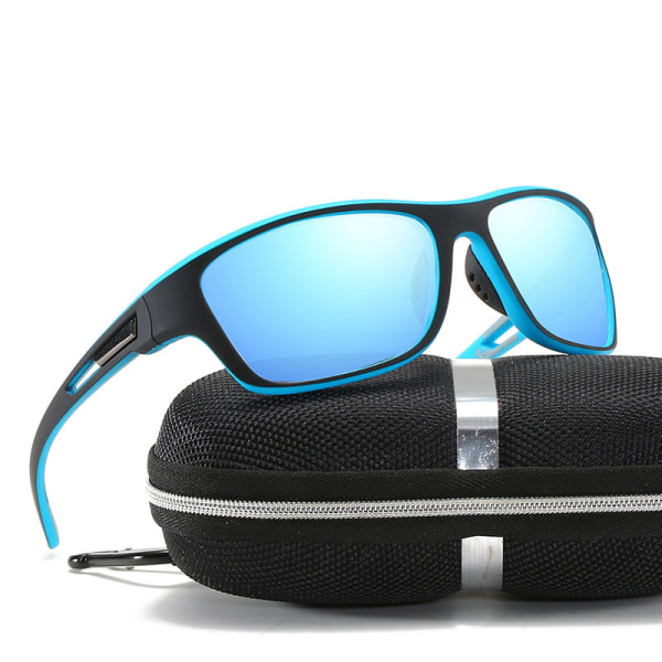 Polariserte solbriller for menn Sportsbriller fiske sykling UV400 P
