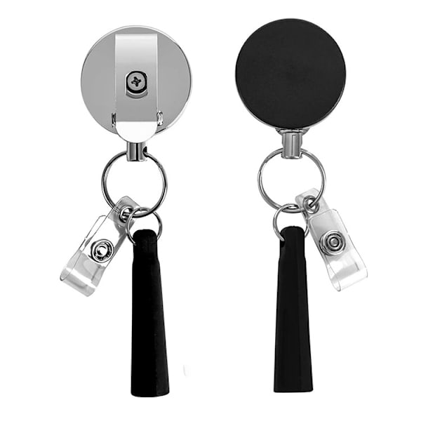 2-pack Heavy Duty Retraktil Pennahållare, Perfekt Grepp för Ma