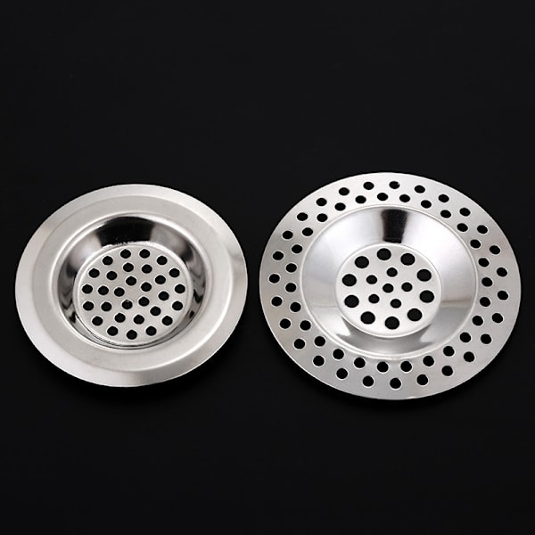 3PCS Vaskefilter i Rustfritt Stål - Kjøkkenavløpsfilter