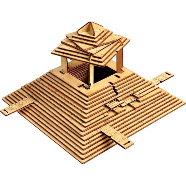 Pyramid Pusselbox - Escape Room i en Box - Hjärngympa Pussel för Vuxna & Tonåringar - Pusselboxar med Gömda Fack