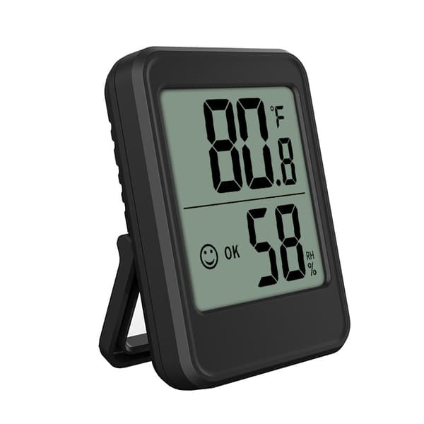 Innendørs Termometer 4-pakning, Digital Hygrometer, Fuktighetssensor T