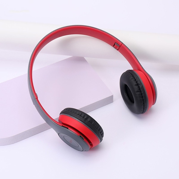 1 kpl musta-punainen Bluetooth-langattomat kuulokkeet, Bluetooth-langattomat