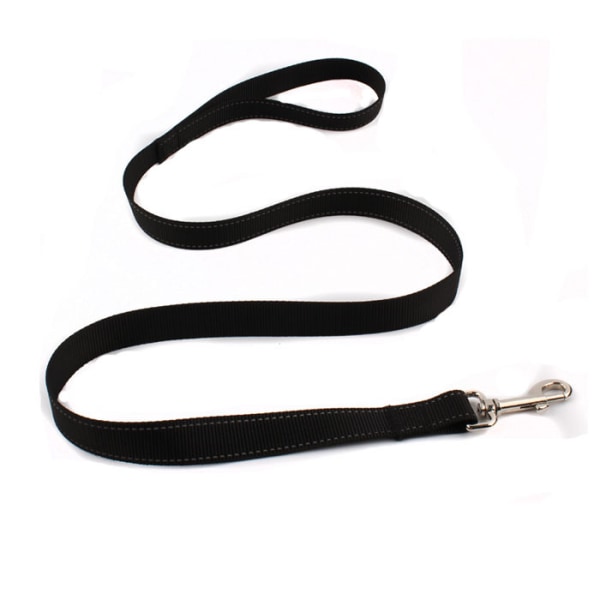 Hundkoppel med vadderat handtag 120CM svart 1 stycke, vadderat koppel