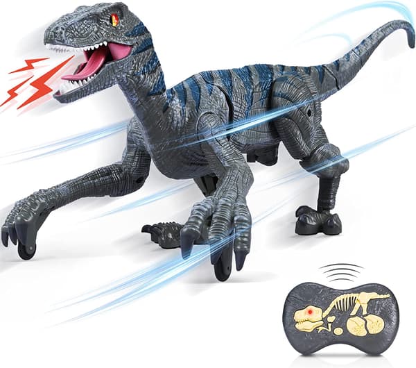 Fjernstyrte dinosaurleker for barn, 2.4G elektronisk RC