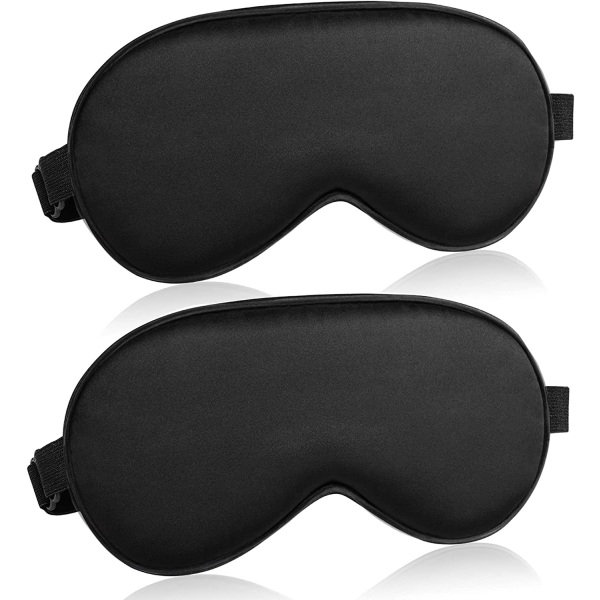 Sleep Mask, Night Mask, Soft Blackout Silk Travel Mask with Adju