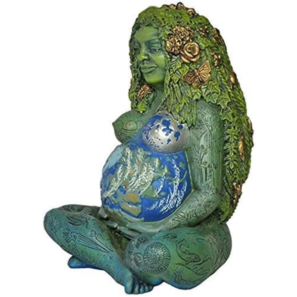 Moder Jord Statue, Gaia Statue Moder Jord Natur Resin F