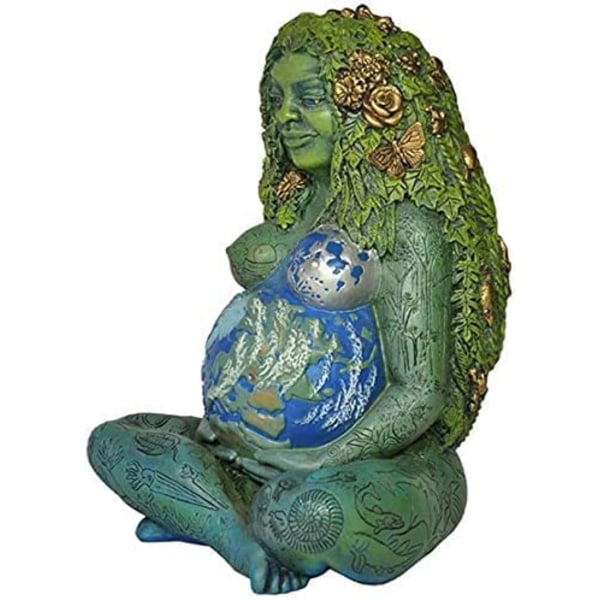 Moder Jord Statue, Gaia Statue Moder Jord Natur Resin F