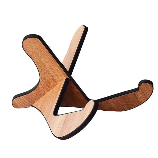 Trästativ för akustisk gitarr/ukulele/kalimba (medium storlek - för Ukulele)
