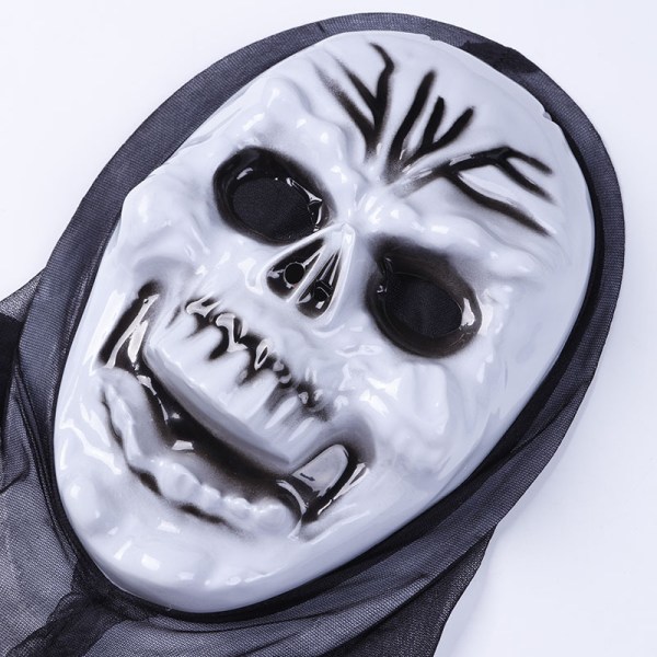 Ghost face scream kauhunaamio, aikuisten halloween-tappajan cosplay th