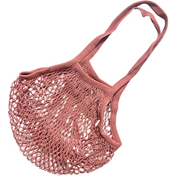 Mesh Net Bag with Long Shoulder Handle Bag Stretchable Reusable