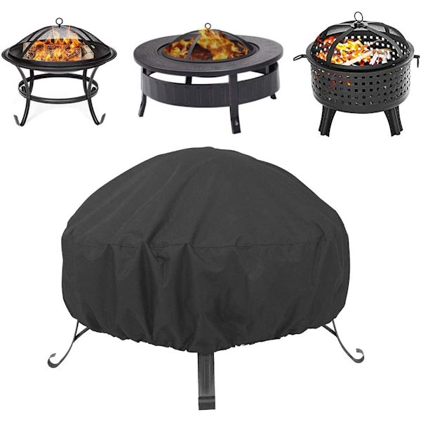 Rund branngropetrekk Grilltrekk Heavy Duty 210D Oxford Fabr
