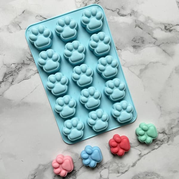Marshmallow Bear Silikoneform, 15 Former til Chokolade & Kager,