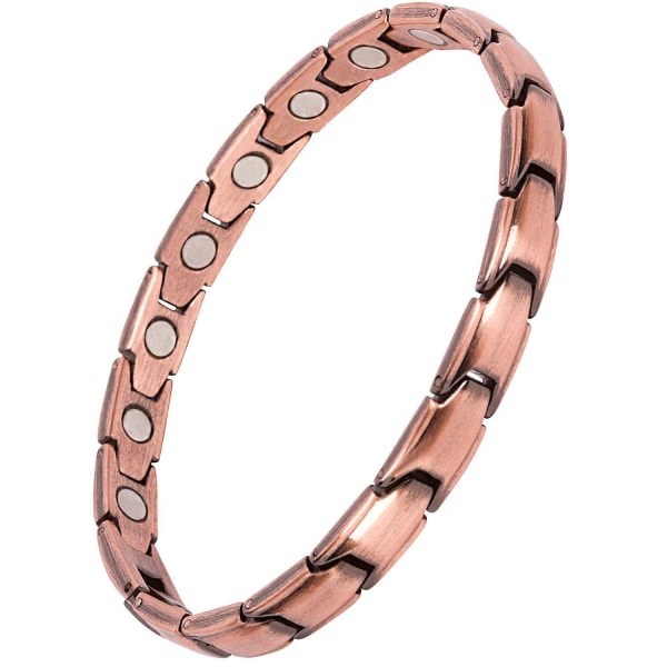 Elegant kobber magnetisk terapi armbånd for kvinner, smertelindring