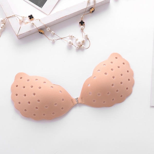 Sticky Bra, Breathable Strapless Bra Adhesive Push Up Backless B