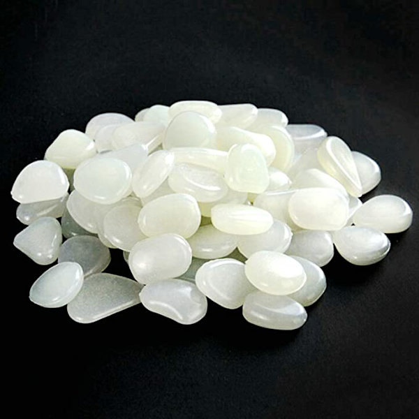 Glow Stone, 100 stk Glow Stones Glow Stones Utendørs Kunstig F
