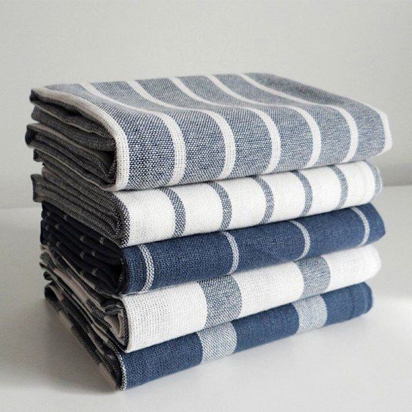 Grå, antibakteriella kökshanddukar X-Large 70 x 45 cm (5-pack