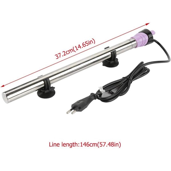 Akvarievärmare, Automatisk Termostatisk Akvarievärmare Akvarium Värme Bar 500W Explosionssäker(500W)