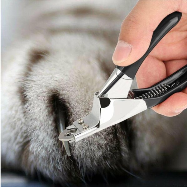 Nagelsax för sällskapsdjur i rostfritt stål, dedikerad hund-nagelklippare Cla