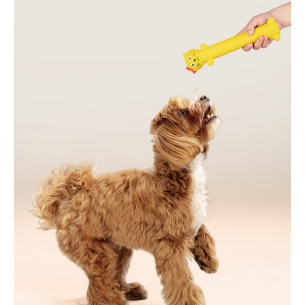 27,5 cm Latex Squeaker Hundeleker Long Animal Puppy Squeak Interact