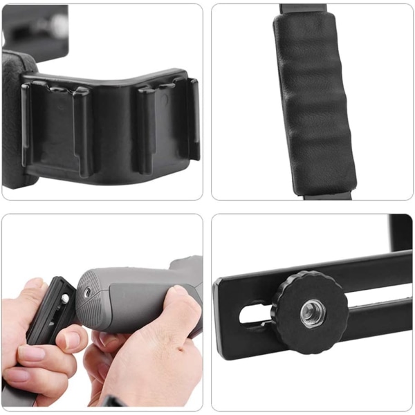 Kamera L-Beslag, L-Formet Greb Videostabilisator med Kold Sko