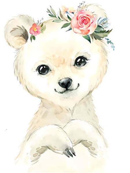 30x40cm 5D DIY Diamantmålning Full,Animaux de Dessins Animés#H,