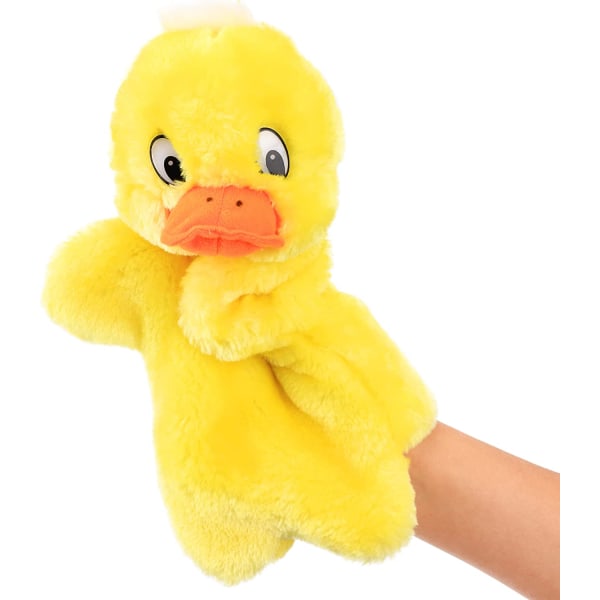 Duck Plys Hånddukke Interaktivt dyrelegetøj til rollespil St
