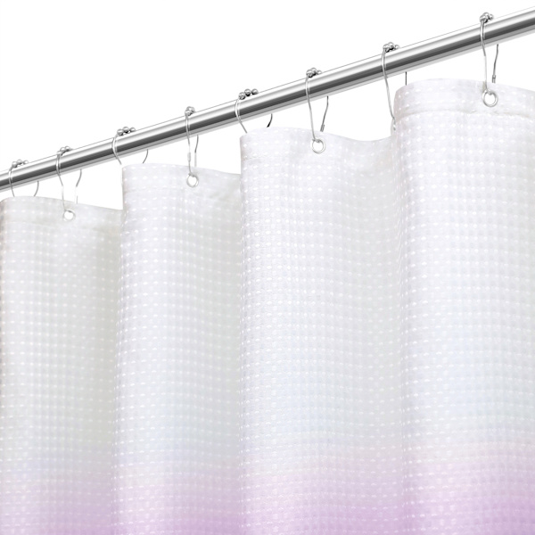 Dusjforheng 180 x 180 cm lilla gradient dusjforheng vanntett trykt polyester dusjforheng