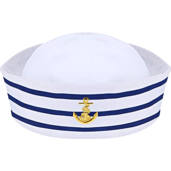 Sailor Hat Blue White Yacht Captain Hat Sailor Hat for Costume P