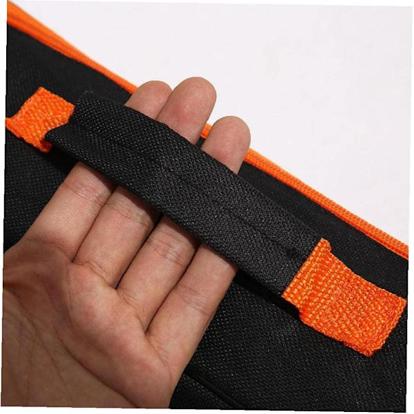 (37.5×14.5×11) Zipper Værktøjspunge, Utility Taske Opbevaringsboks med H