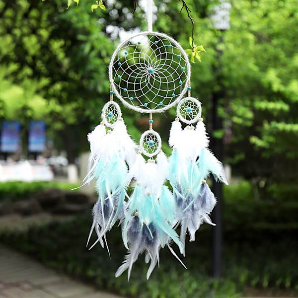 Pack Well Girl Soveværelse Vægindretning Dreamcatcher Lampe