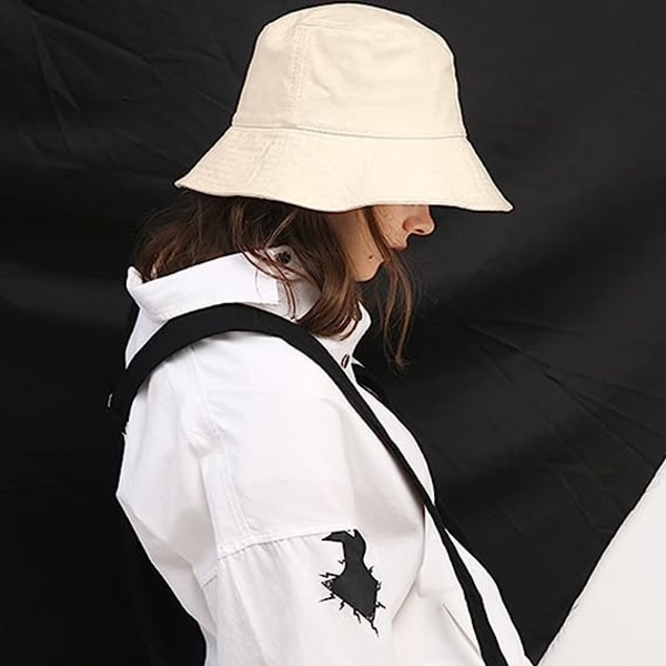 Naiset Fisherman Hat Aurinkohattu Visiiri Hatut Käännettävä taitettava ämpäri
