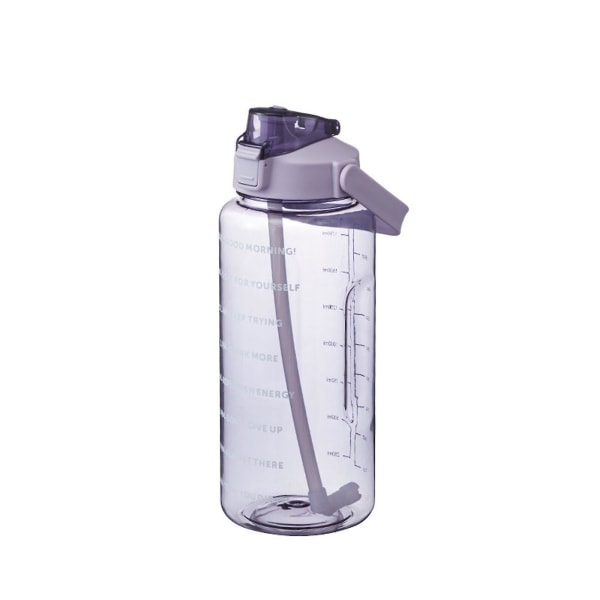 2 liters vandflaske med strå kvindelige piger stor transportabel trave