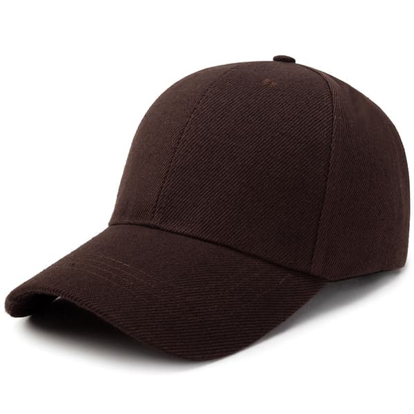 Baseballkasket - Justerbar Størrelse Kaffe