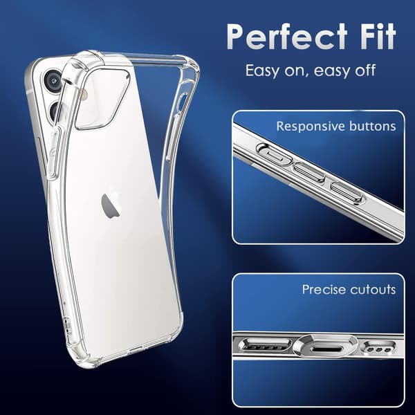 Transparent Blød TPU Silikone Case, Kompatibel med iPhone 11 (1 stk)
