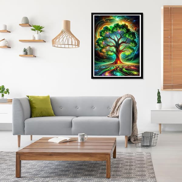 Livets Træ Diamant Kunst Sæt til Voksne 30x40cm