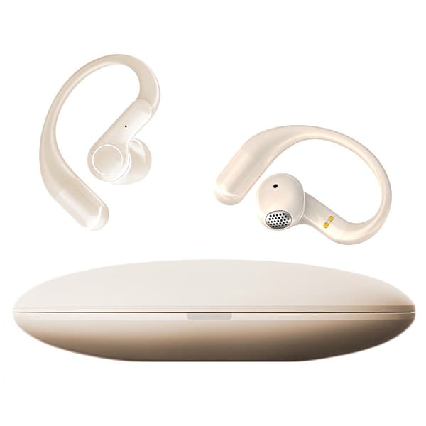 Bluetooth Headset Trådløst Headset Oversettelseshodesett (Beige)