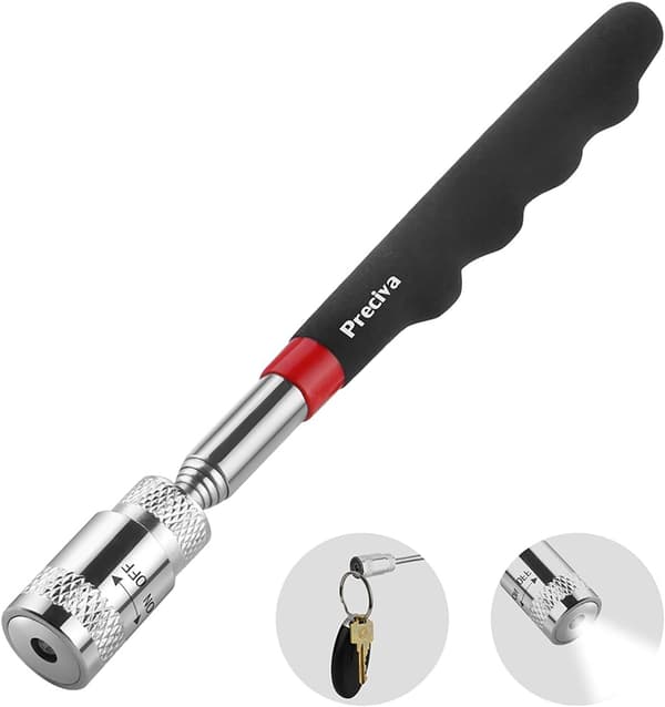 7,5\"-27,5\" Retractable Magnetic Pickup Tool with Foam Handle