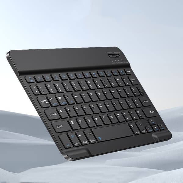 Mini trådløst tastatur Bluetooth sort 1 stk., 247*149*5mm lang bat
