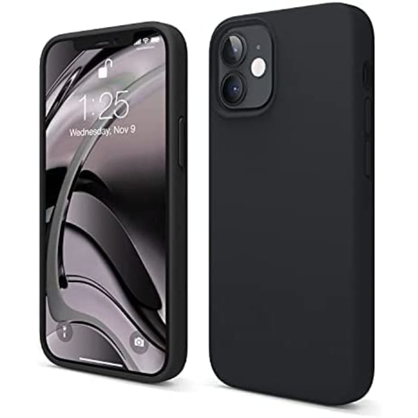 (Noir)elago Silikonelæderskal Kompatibel med iPhone 12 Min